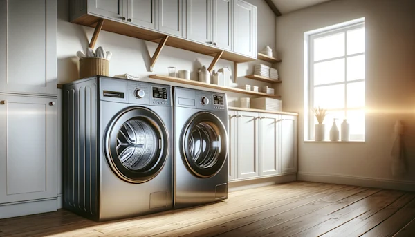 Kenmore Washer and Dryer Laundry Room